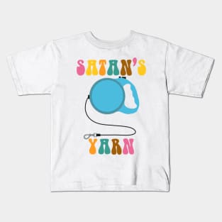 Satan’s Yarn Funny Veterinary Kids T-Shirt